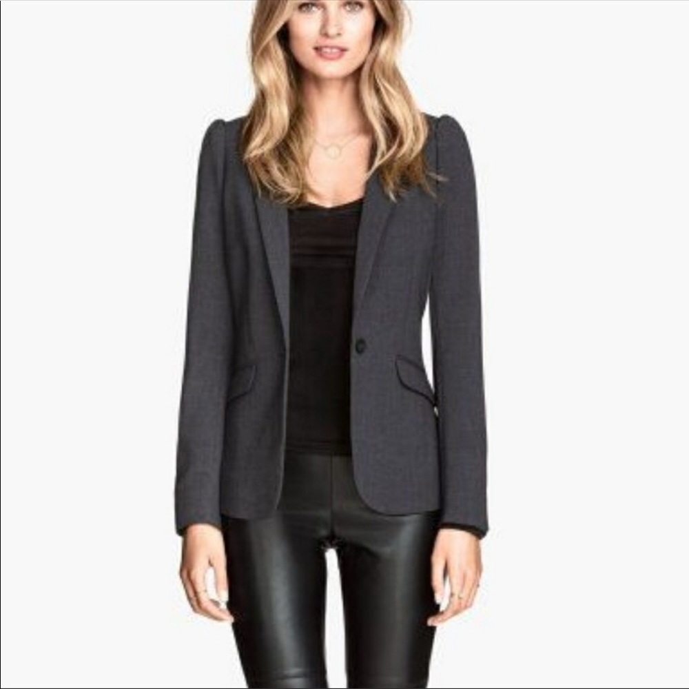 H&M gray blazer